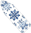 Nuxovilar Blue Snowflake Ironing Board Cover 15x54 Inches Polyester by Nuxovilar