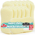 Mr. Scrub Kitchen Sponges, Dish Scrub Sponge 12 Pack Odor-Resistant, by MrScrubCleaninghelpers
