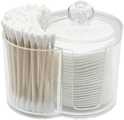 2-in-1 Cotton Swab and Cotton Round Holder by AkoSlale