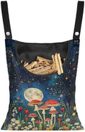 Mushroom Handy Clothespin Bags Moon Space-Saving Clothespin Storage Hanger Bag by CREAMIC