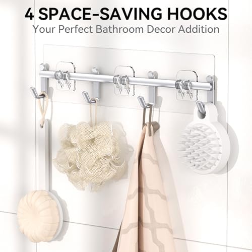 YASONIC Shower Caddy Adhesive, Rustproof Shower Organizer - Image 6