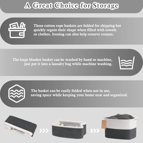 Goodpick Woven Rope Storage Basket - Image 7