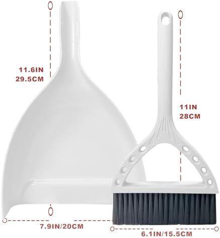 Mini Broom and Dustpan Set Small Dust pan and Brush Set Perfect - Image 7