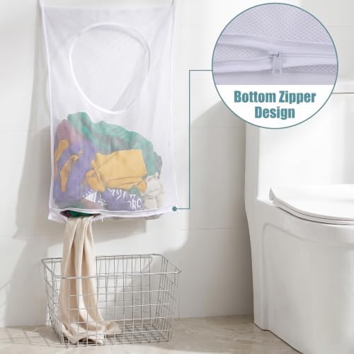 Mesh Laundry Bags for Washing Machine, Door Hanging Laundry Hamper Bag - Image 4