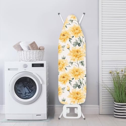 Chrysanthemum Ironing Board Cover Modern Art Home Decorations, Heat Reflective - Image 3