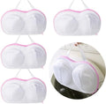 4 Pack Large Bra Washer Laundry Bags by KISYONGUS