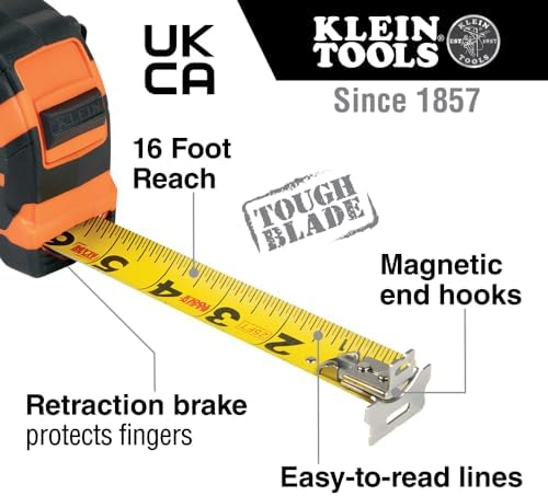 Klein Tools 9230 Tape Measure, Heavy-Duty Measuring Tape - Image 2