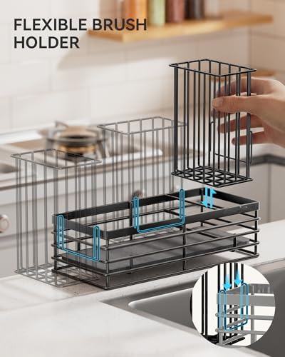 Yofidra Sponge Holder for Kitchen Sink, Sink Caddy - Image 3