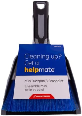 Helpmate Mini Dustpan and Brush HM93500 Small Dust Pan and Hand Broom Mini - Image 2