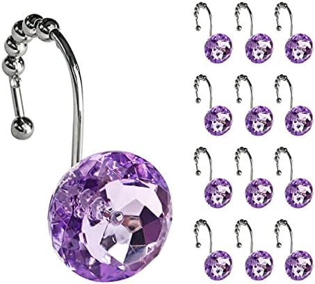Sunlit Luxury Design Round Purple Diamond Crystal Gem Bling by Sunlit