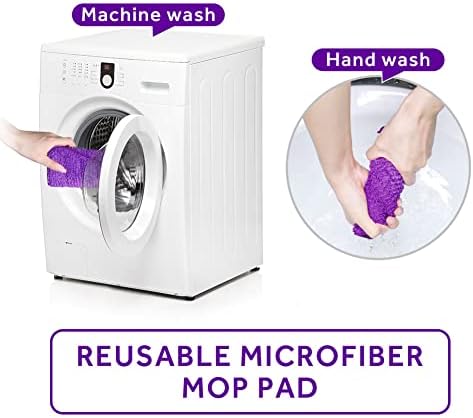 16.5" Microfiber Mop Pads Refills, 3 Pack Reusable Replacement Heads​​ - Image 6