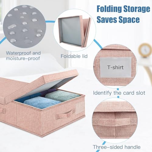 Supowin 2Pack Large Underbed Storage Containers Bin - Image 4