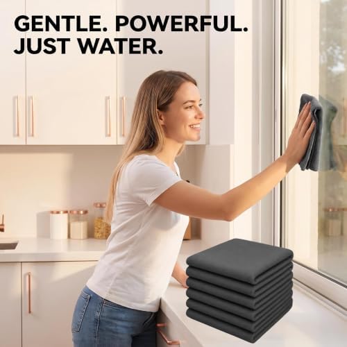 Genie Magic Cleaning Cloth 5Pcs, Upgraded Thickened Large-Sized 12 * 16IN - Image 4