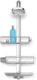simplehuman Adjustable and Extendable Shower Caddy Large, Stainless Steel and by Unknown