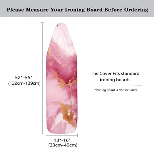 Pink Marble Ironing Board Cover Extra Iron Board Cover Protector Novelty Gifts - Image 5