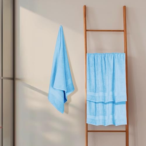 GLAMBURG Premium Cotton 4 Pack Bath Towel Set - Image 4