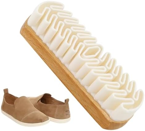 Rubber Shoe Brush for Cleaning, Polish Eraser Suede Brush for Shoes Boots by Poouty