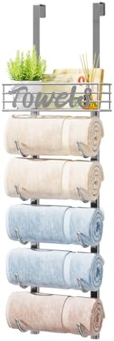 HapiRm Towel Racks for Bathroom Storage by HapiRm