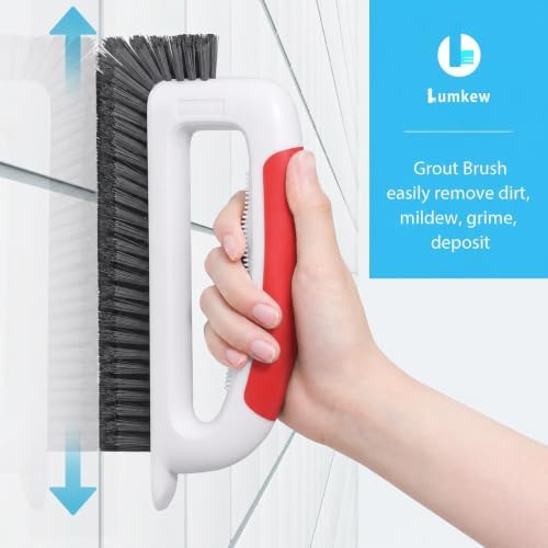 Lumkew Grout Cleaning Brush for Cleaner Tile Floors - Image 2