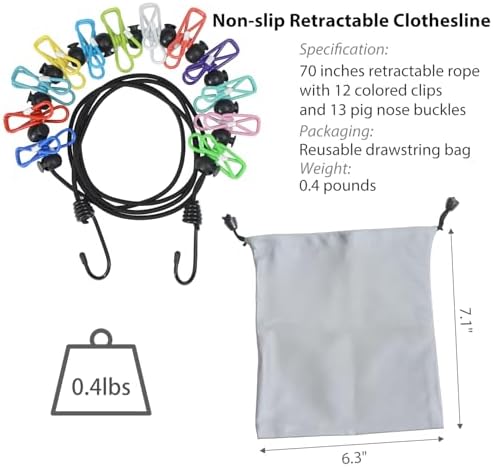 Portable Clothesline Retractable - Image 2