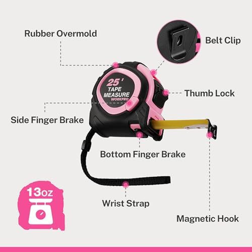 WORKPRO 25-FT Tape Measure - Image 6