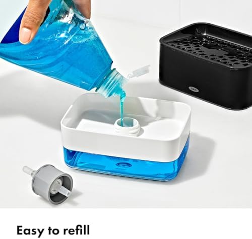 OXO Good Grips Soap Dispensing Sponge Holder - Image 3