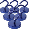Neosmuk Magnetic Hooks Large Opening, 80lb+ Cruise Hooks, 6 Pack by Neosmuk