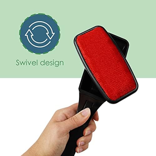 Lint Remover for Pet Hair by Home Basics: Swiveling Lint Brushes for Clothes - Image 4