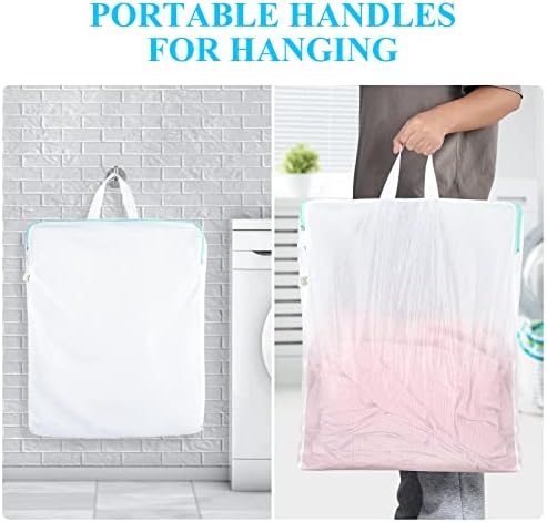 OTraki 20x24 Inch Laundry Bags Mesh Wash Bags 2 Pack Delicates Bag Lingerie - Image 3