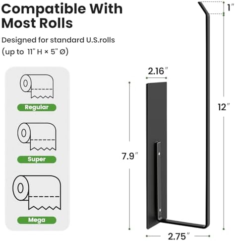 Paper Towel Holder, Magnetic Paper Towel Holder - Image 3
