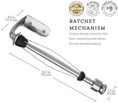 Kamenstein Perfect Tear Paper Towel Holder Wall Mount or Under Cabinet - Image 4