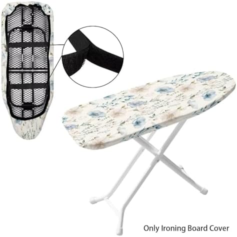 Elegant Flower Ironing Board Covers Stretchy Iron Heat Shield - Image 4