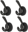 ULIBERMAGNET Strong Magnetic Double Coat Hooks, 4 Pack Heavy Duty Magnetic by ULIBERMAGNET