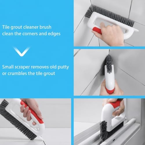 Lumkew Grout Cleaning Brush for Cleaner Tile Floors - Image 6