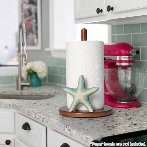 Starfish Paper Towel Holder Coastal Beach Kitchen Decor Decorative Nautical - Image 7