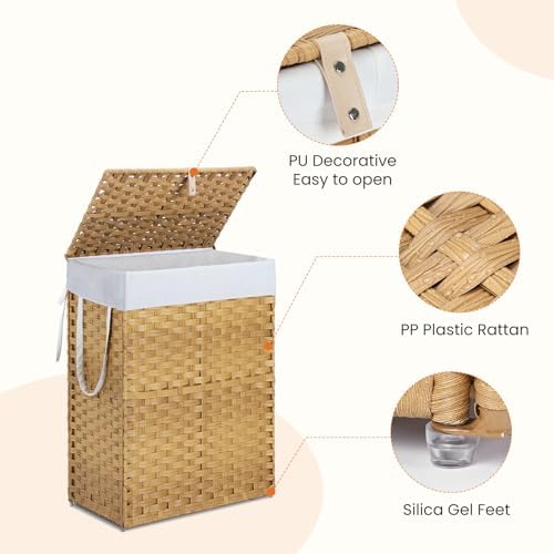 DUMOS Woven Laundry Basket - Image 5