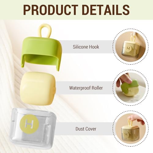 Mini Lint Roller Reusable Washable Sticky Pet Hair Remover - Image 3