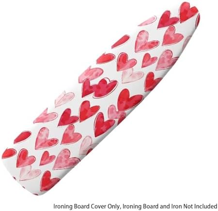 Love Red Heart Ironing Board Cover 15″x54″ Valentines Day Ironing Pad Covers - Image 6