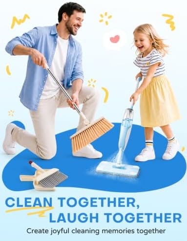 Kids Cleaning Toy Set, Mini Spray Mop Montessori Toys Spray Mop & Kids Broom - Image 5