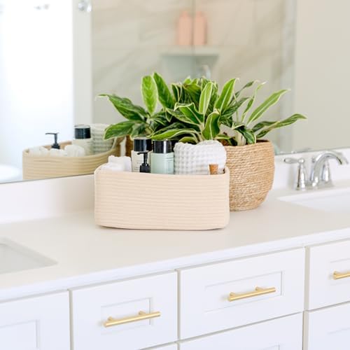 NaturalCozy 13.5”x8.5”x5.5” Storage Baskets - Image 4