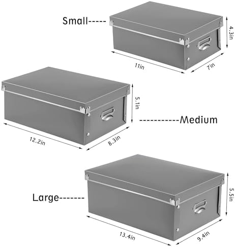 XUCHUN Foldable Plastic Storage Boxes - Image 3