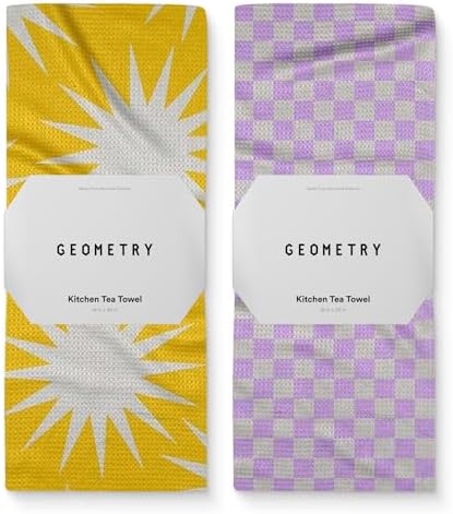 GEOMETRY Spring Kitchen Towels by GEOMETRY