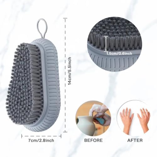 VWMYQ Heavy Duty Nail Brush Fingernail Scrub Brush, Durable Stiff Bristles Nail - Image 2
