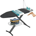 Ironing Board 48x15 in, RAINHOL Black Large Full Size Iron Board by RAINHOL