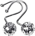 Gracelife 12Pcs Hollow Ball Shower Curtain Hooks Luxury Quality Rustproof by Gracelife