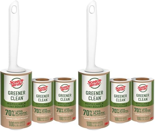 Scotch-Brite Greener Clean Lint Roller, Reusable Lint Rollers by Unknown
