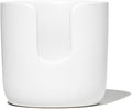 Public Goods Ceramic Cotton Rounds Holder | Matte White Stoneware Makeup by Unknown