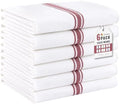 Homaxy 100% Ring Spun Cotton Kitchen Towels 6 Pack by Homaxy