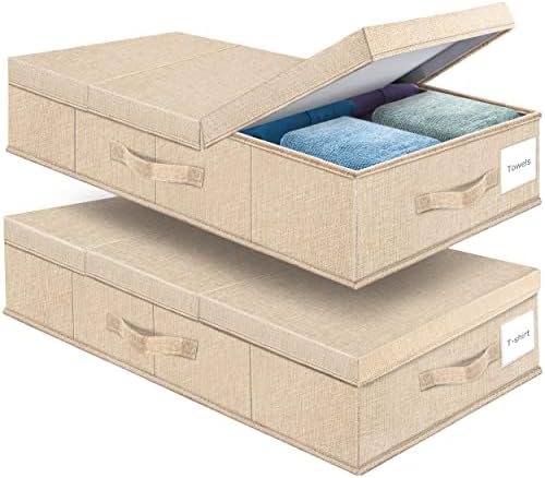 Supowin 2Pack Large Underbed Storage Containers Bin by Supowin