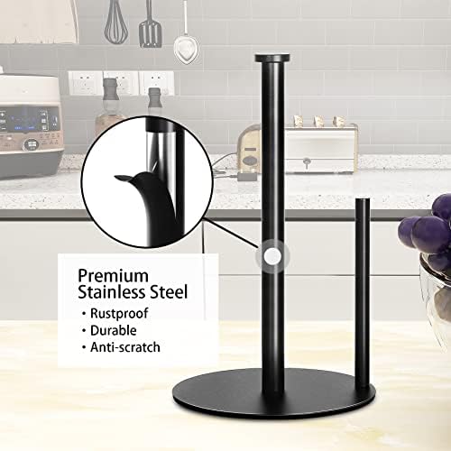 Paper Towel Holder Countertop, Stainless Steel Paper Towel Holders - Image 5